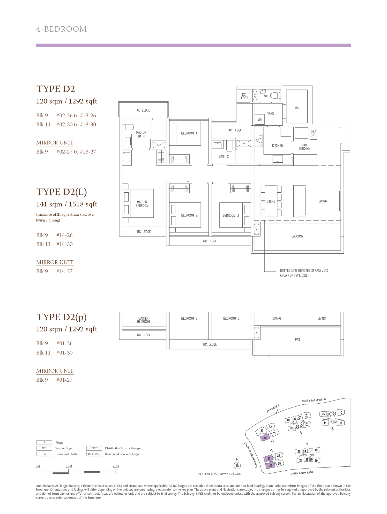 The Botany at Dairy Farm 万景轩 D2 户型图