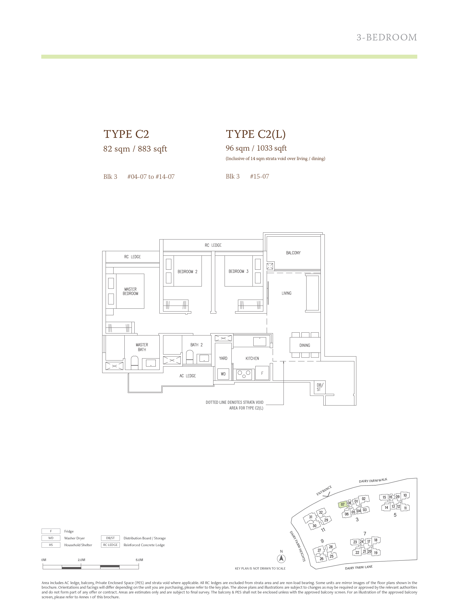 The Botany at Dairy Farm 万景轩 C2 户型图
