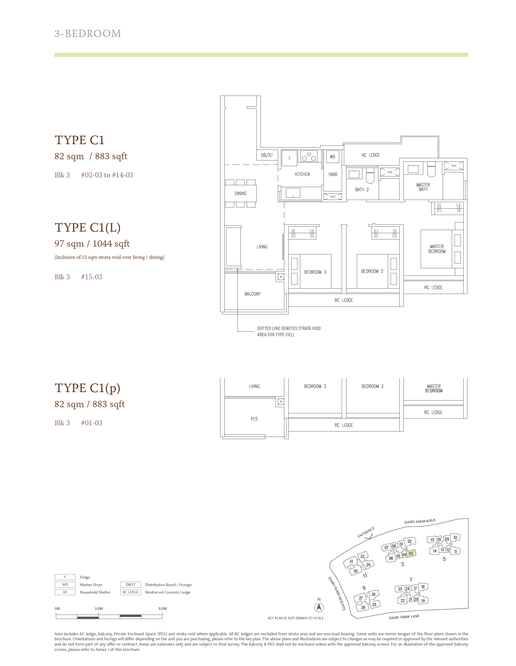 The Botany at Dairy Farm 万景轩 C1 户型图