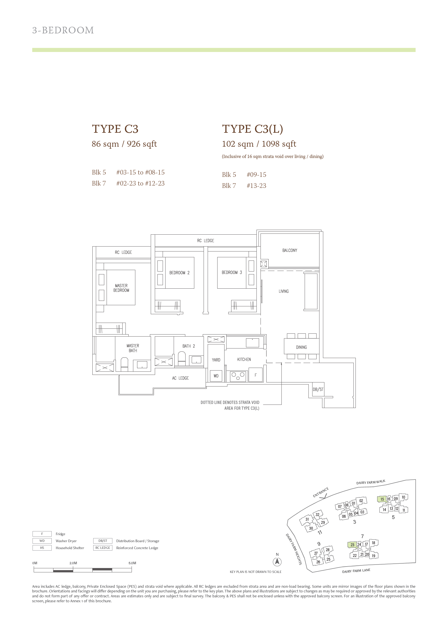 The Botany at Dairy Farm C3 floor plan