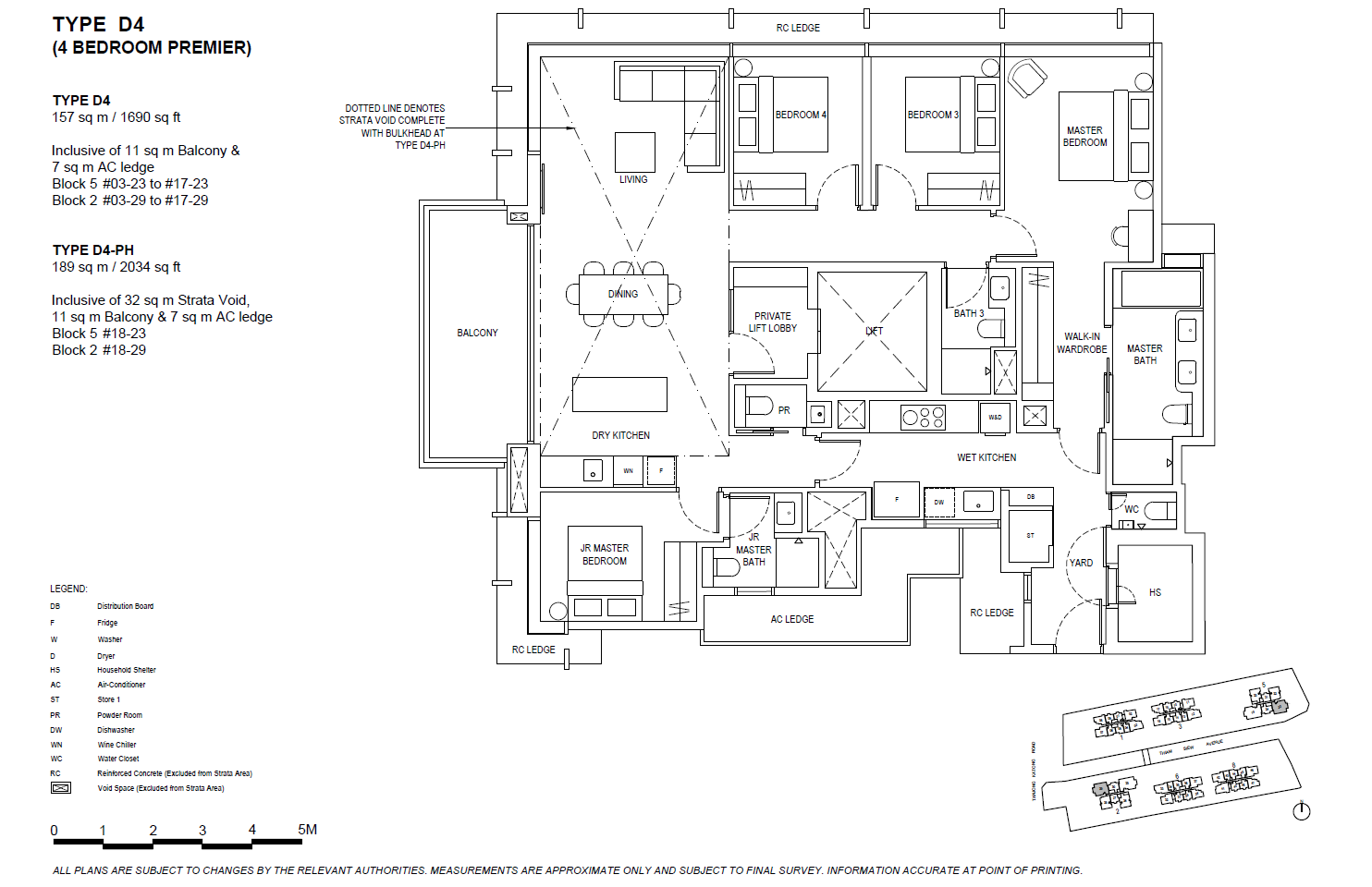 The Continuum D4-PH floor plan