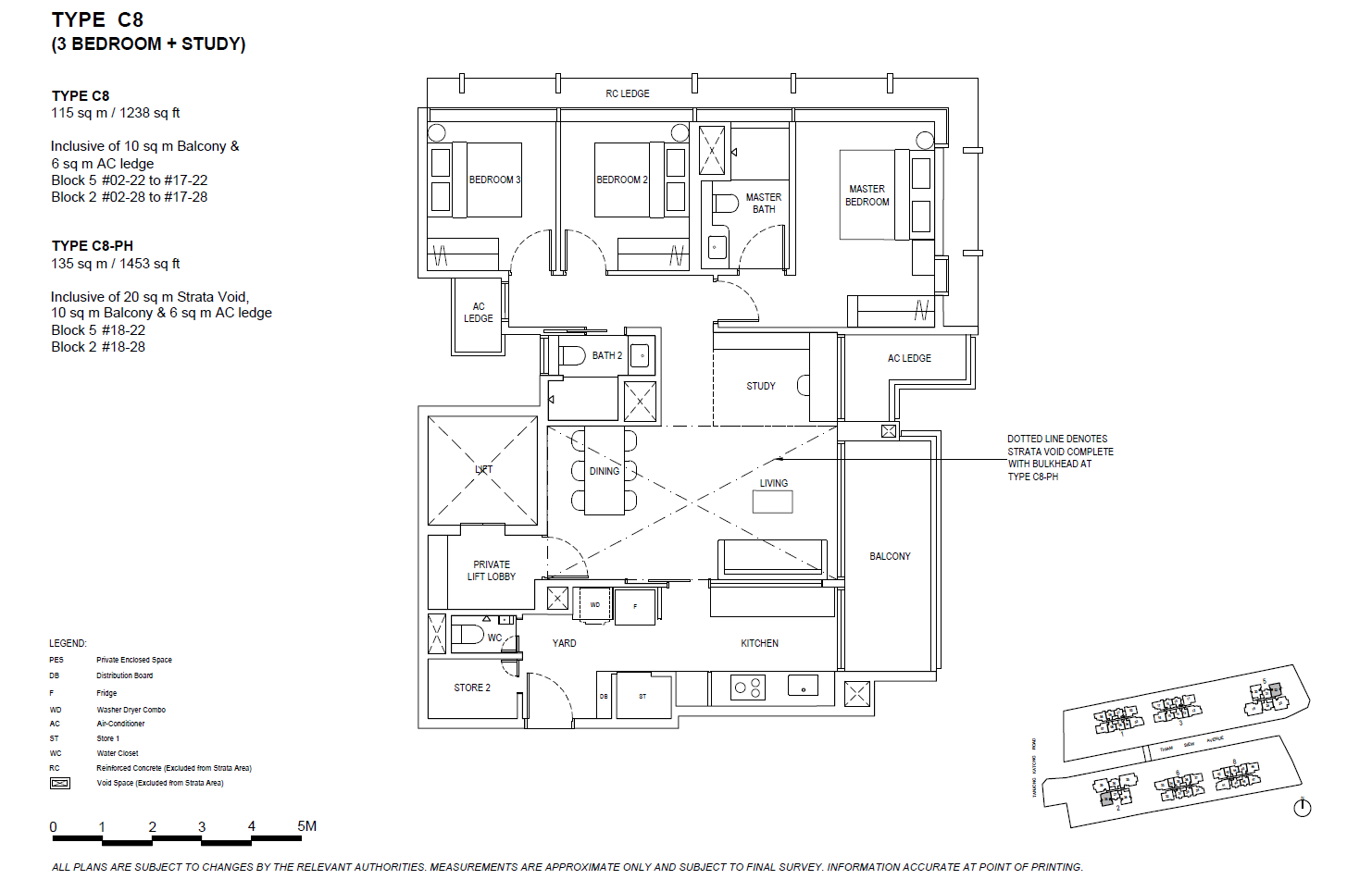 The Continuum C8-PH floor plan
