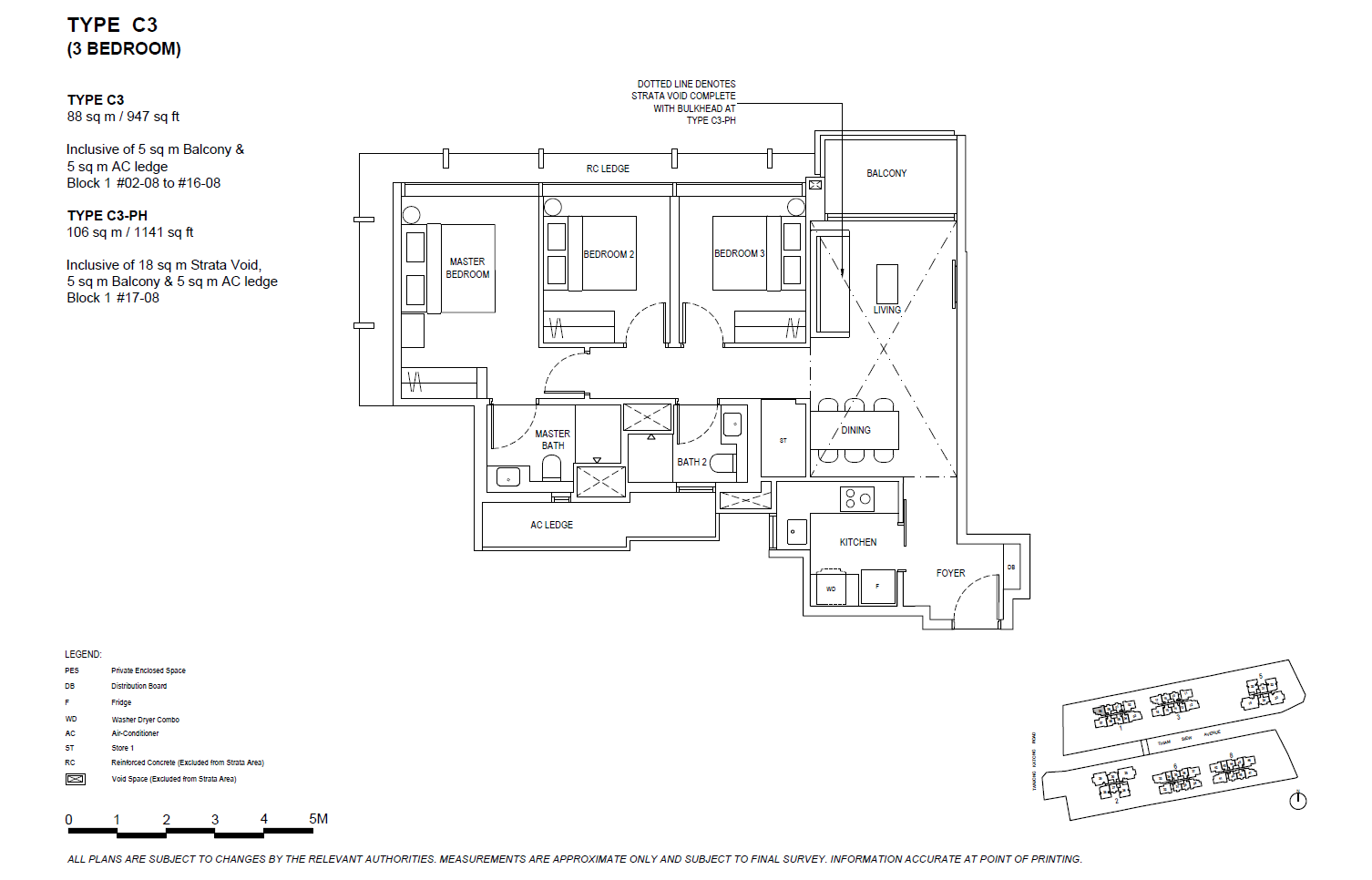 The Continuum C3 floor plan