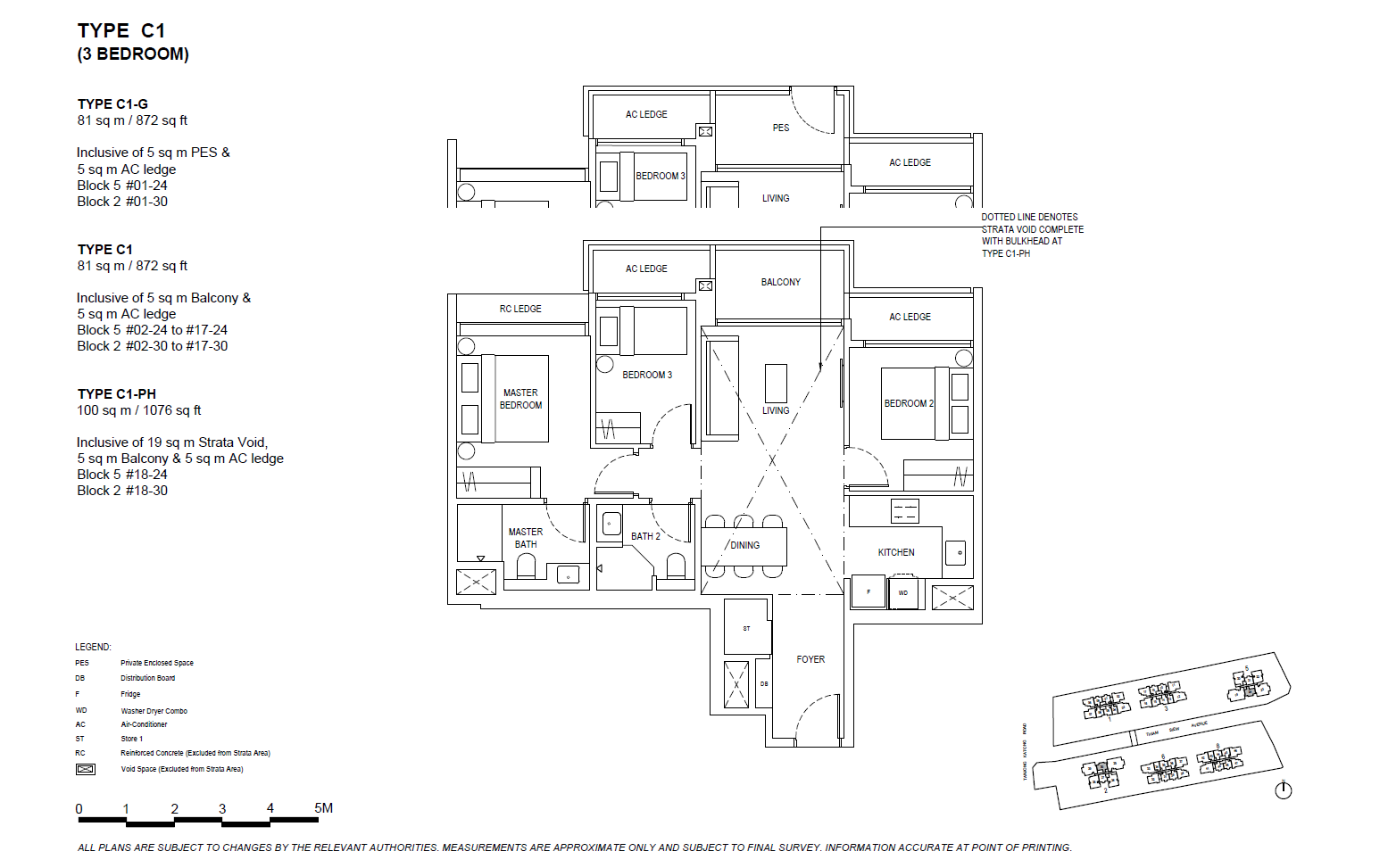 The Continuum C1-PH floor plan