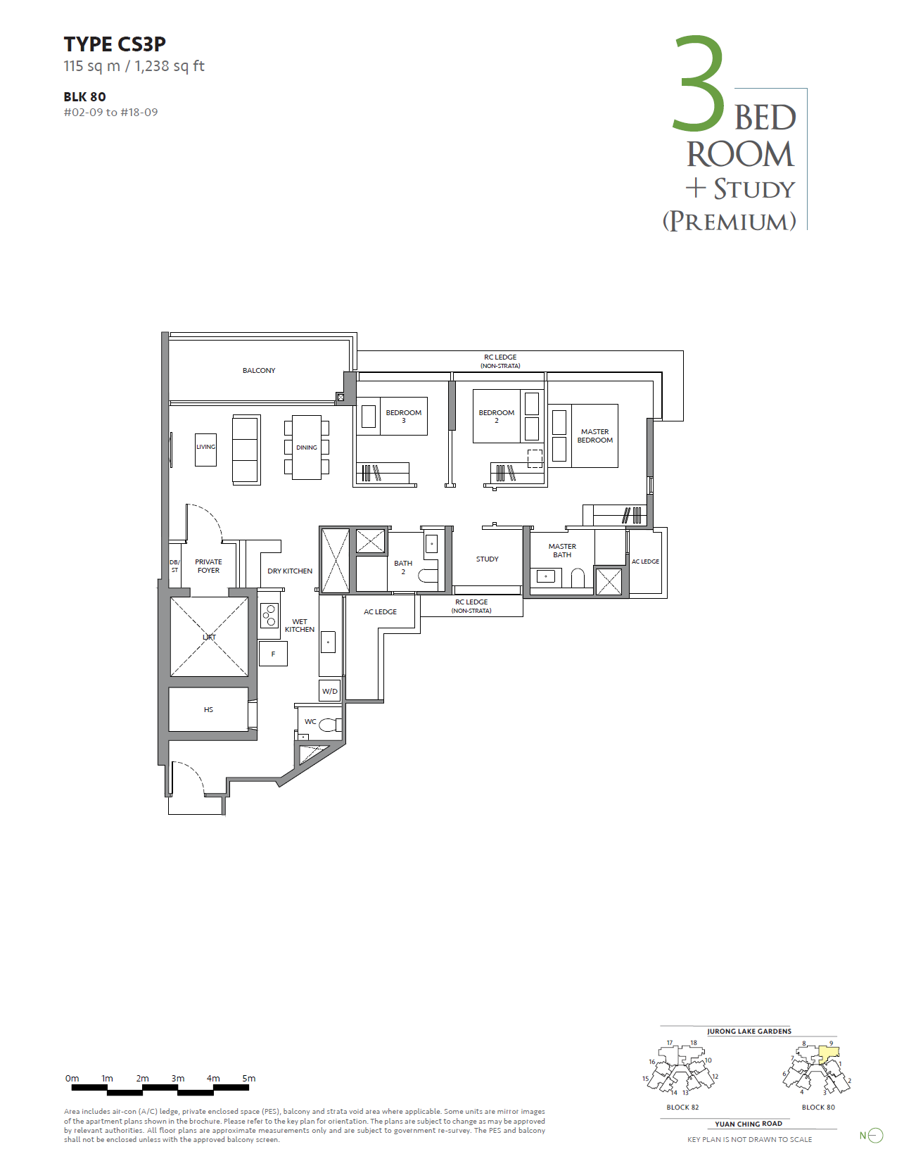 The LakeGarden Residences CS3P floor plan