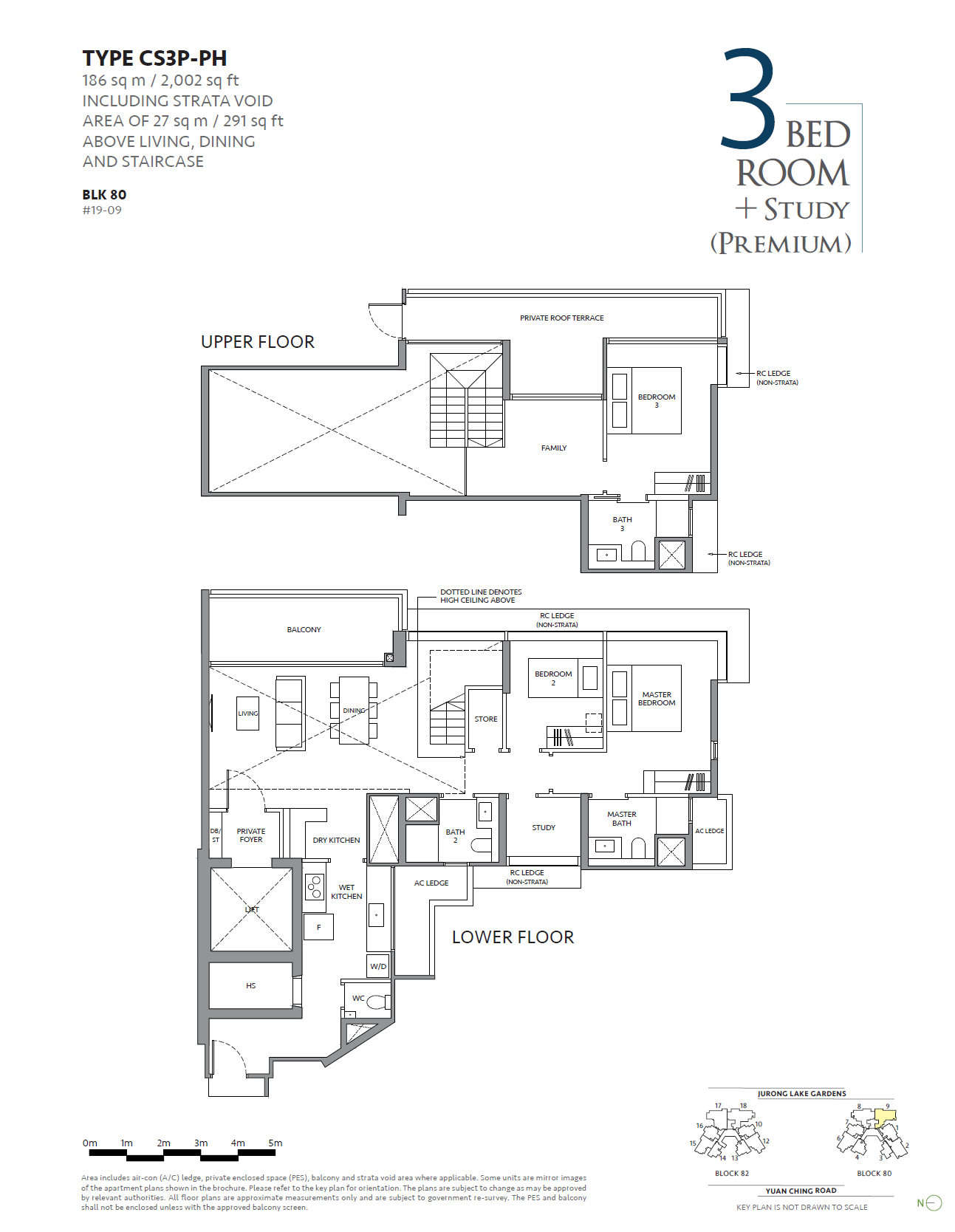 The LakeGarden Residences CS3P-PH floor plan