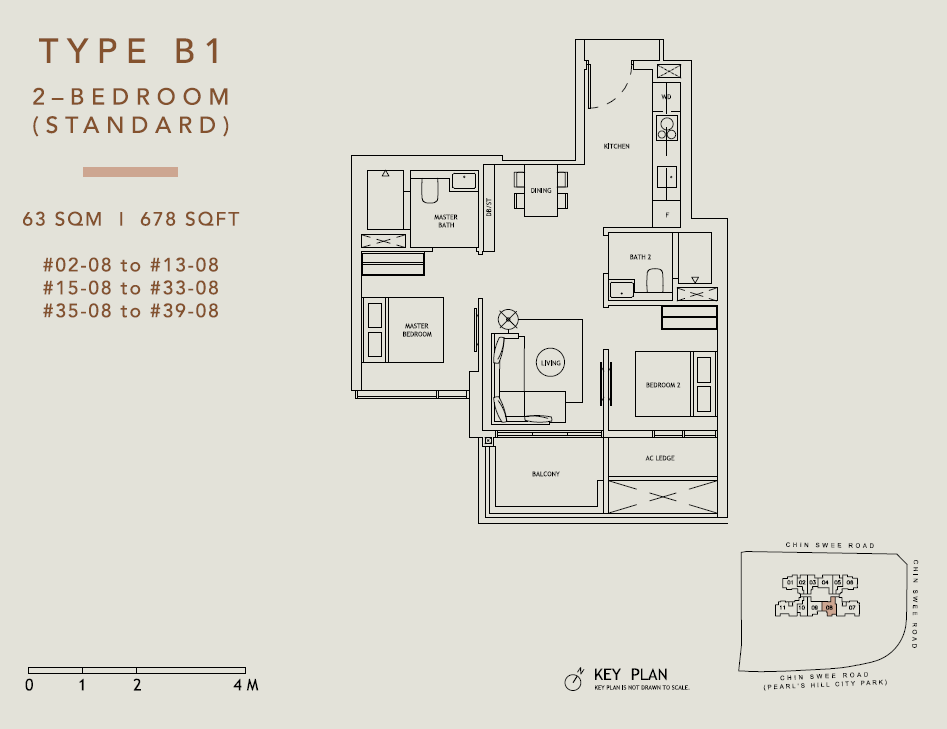 The Landmark 鼎瑞苑 B1 户型图
