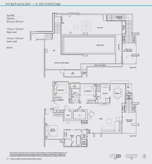 The Line @ Tanjong Rhu PH 2 floor plan