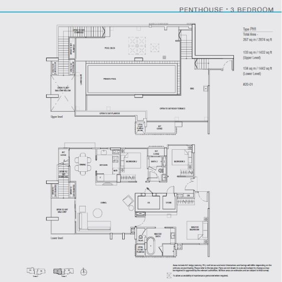 The Line @ Tanjong Rhu PH 1 floor plan