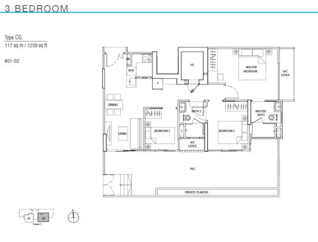 The Line @ Tanjong Rhu CG floor plan