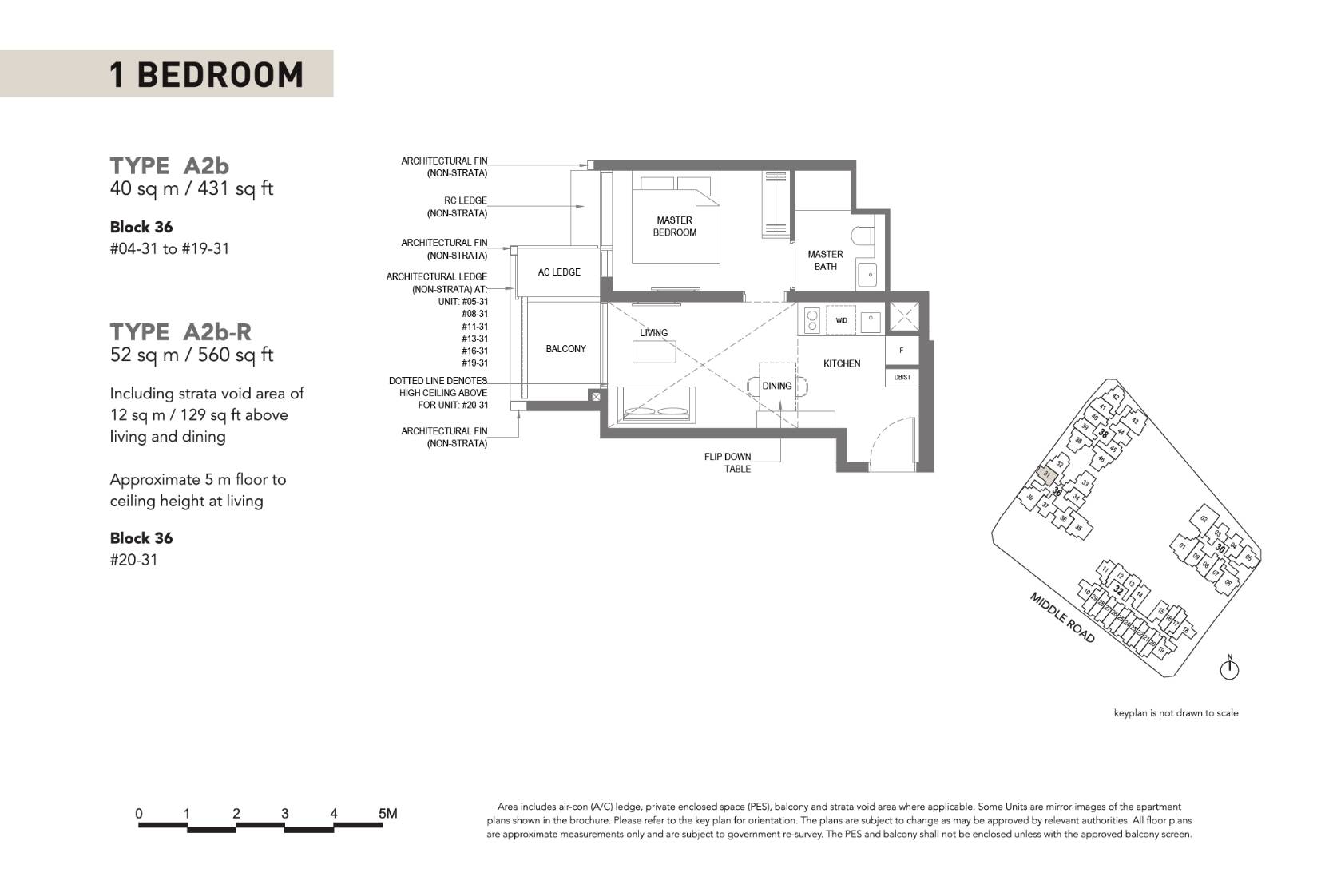 The M A2b-R floor plan