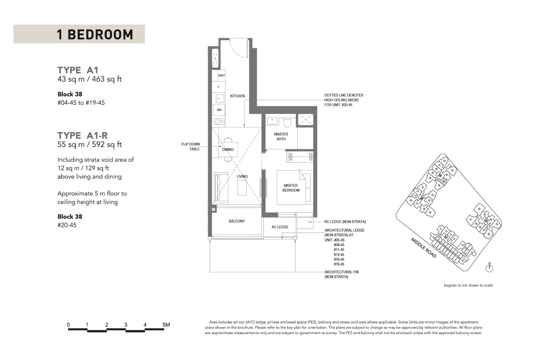 The M A1 floor plan