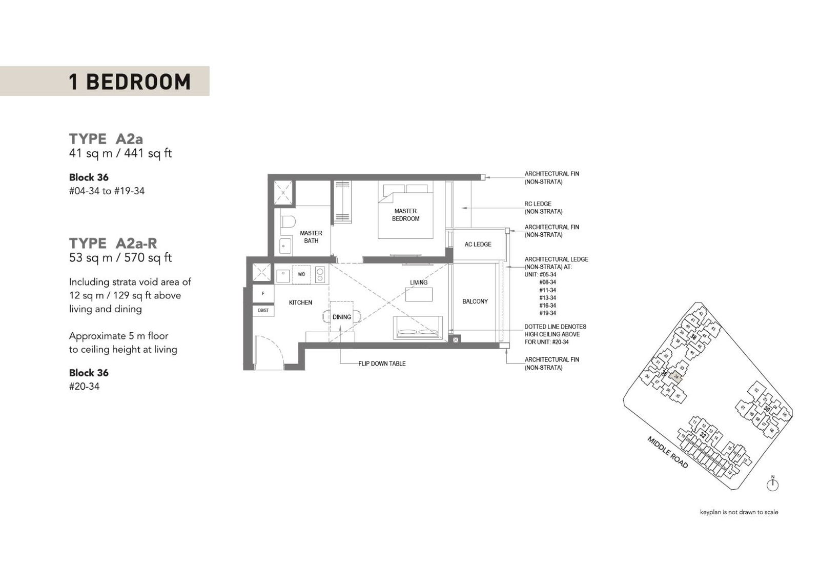 The M A2a-R floor plan