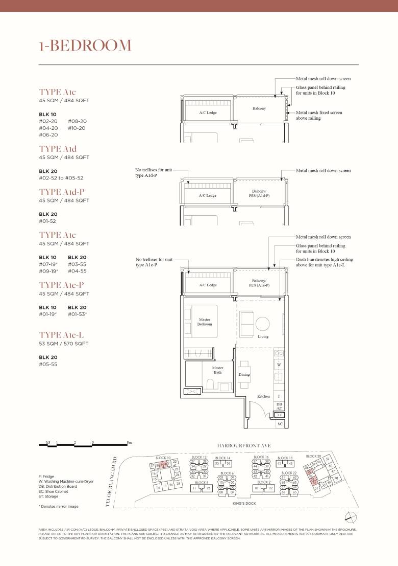 The Reef at King's Dock floor plan