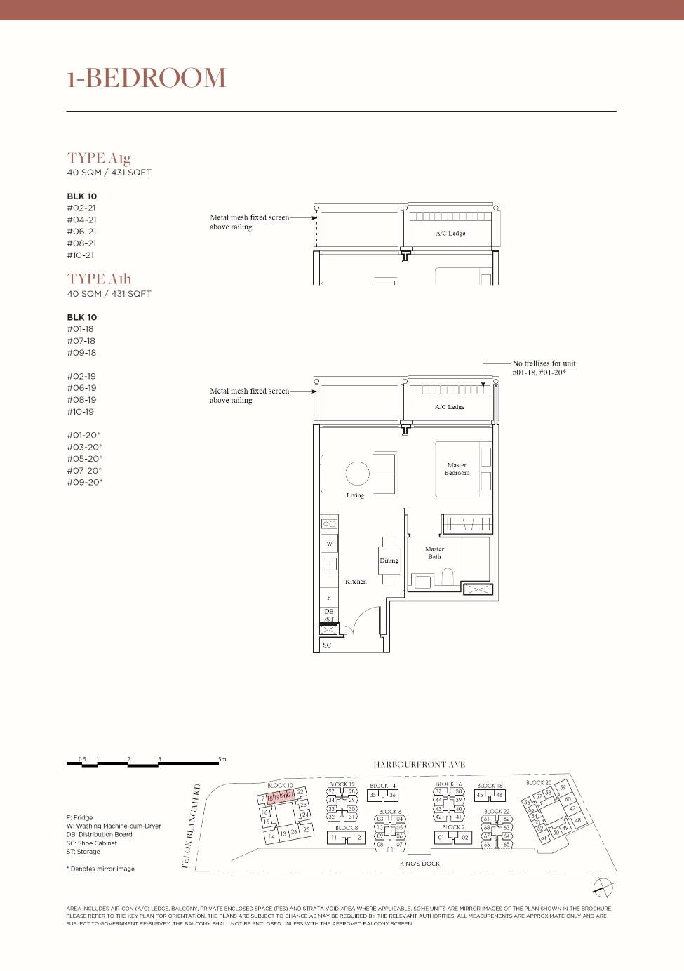 The Reef at King's Dock floor plan
