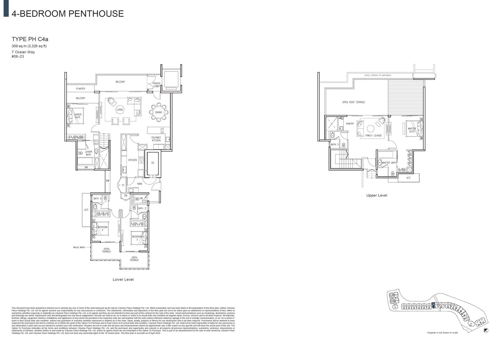 The Residences at W Singapore Sentosa Cove floor plan