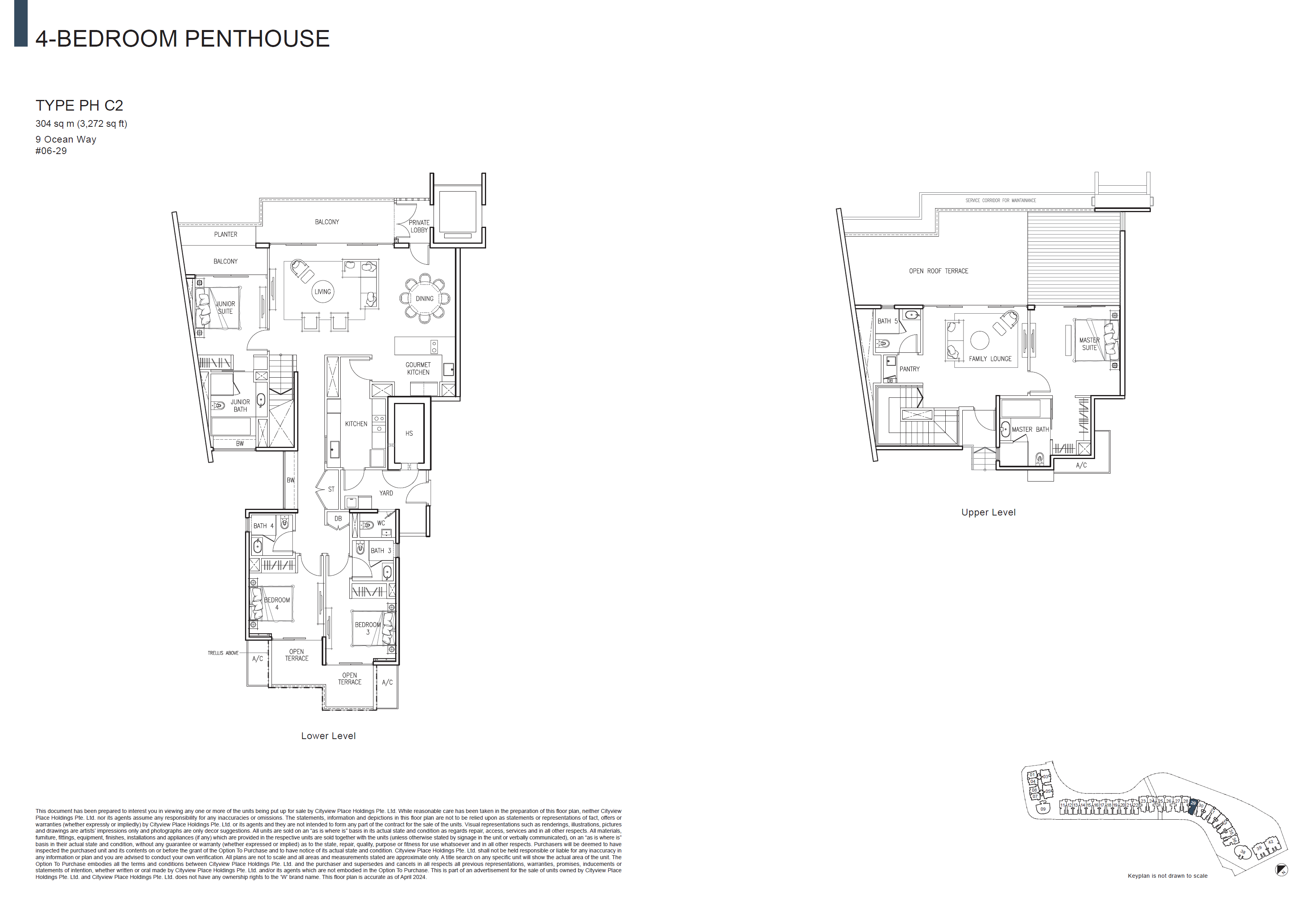 The Residences at W Singapore Sentosa Cove floor plan