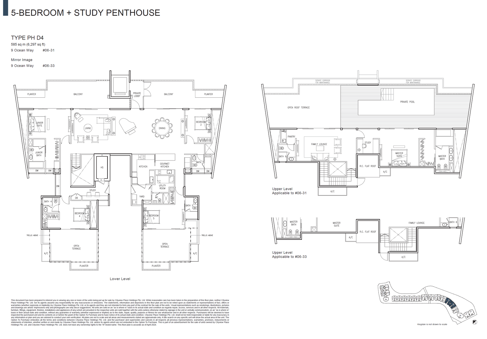 The Residences at W Singapore Sentosa Cove floor plan