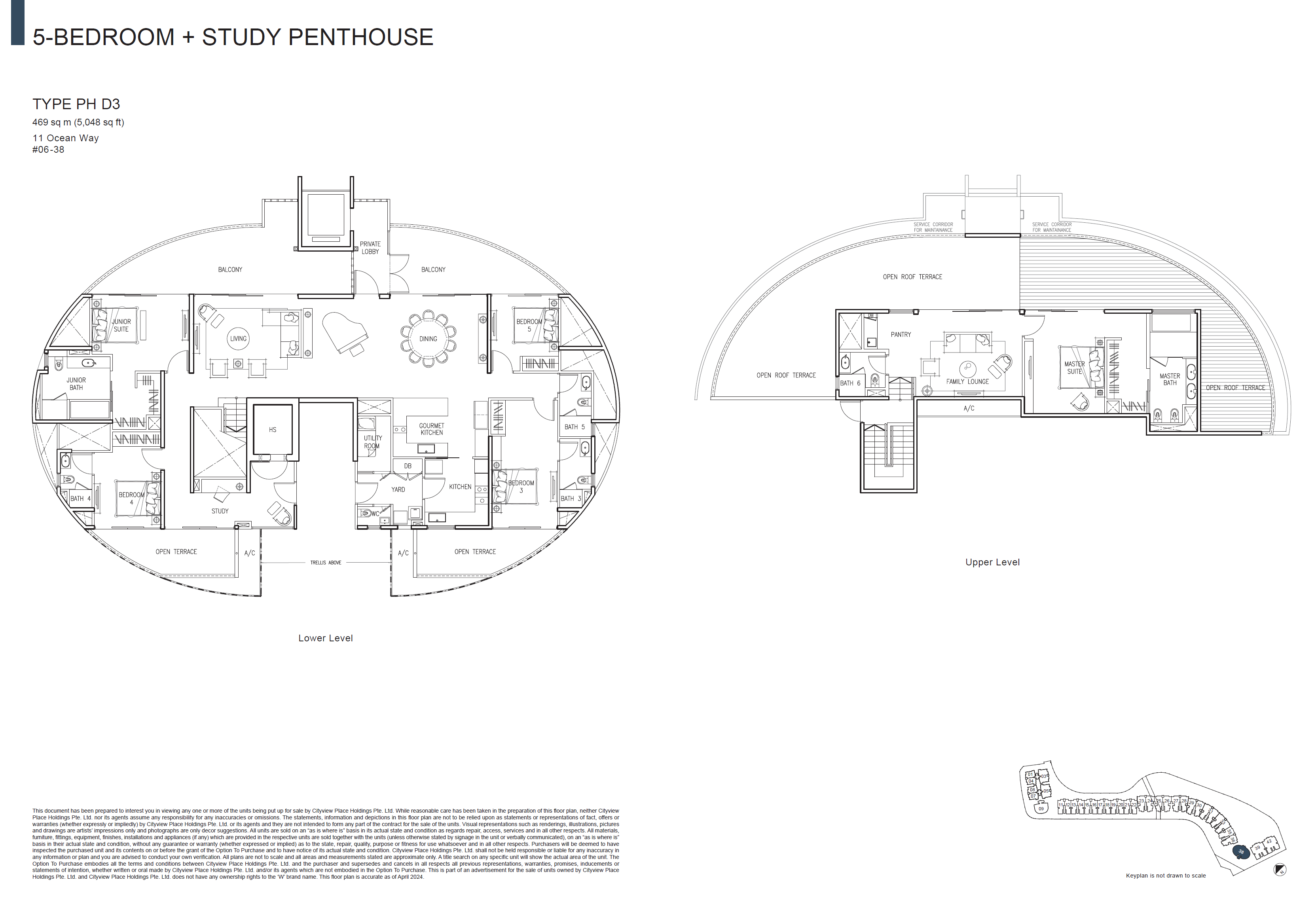 The Residences at W Singapore Sentosa Cove floor plan