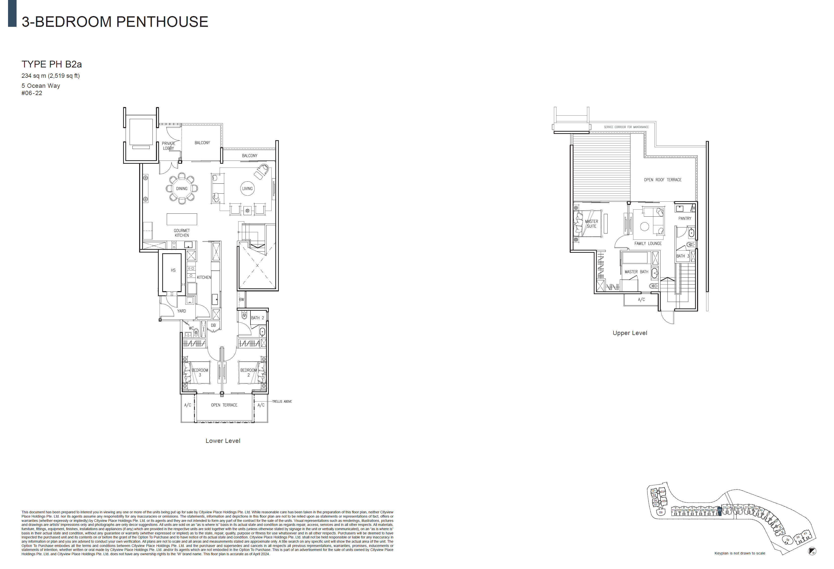 The Residences at W Singapore Sentosa Cove floor plan