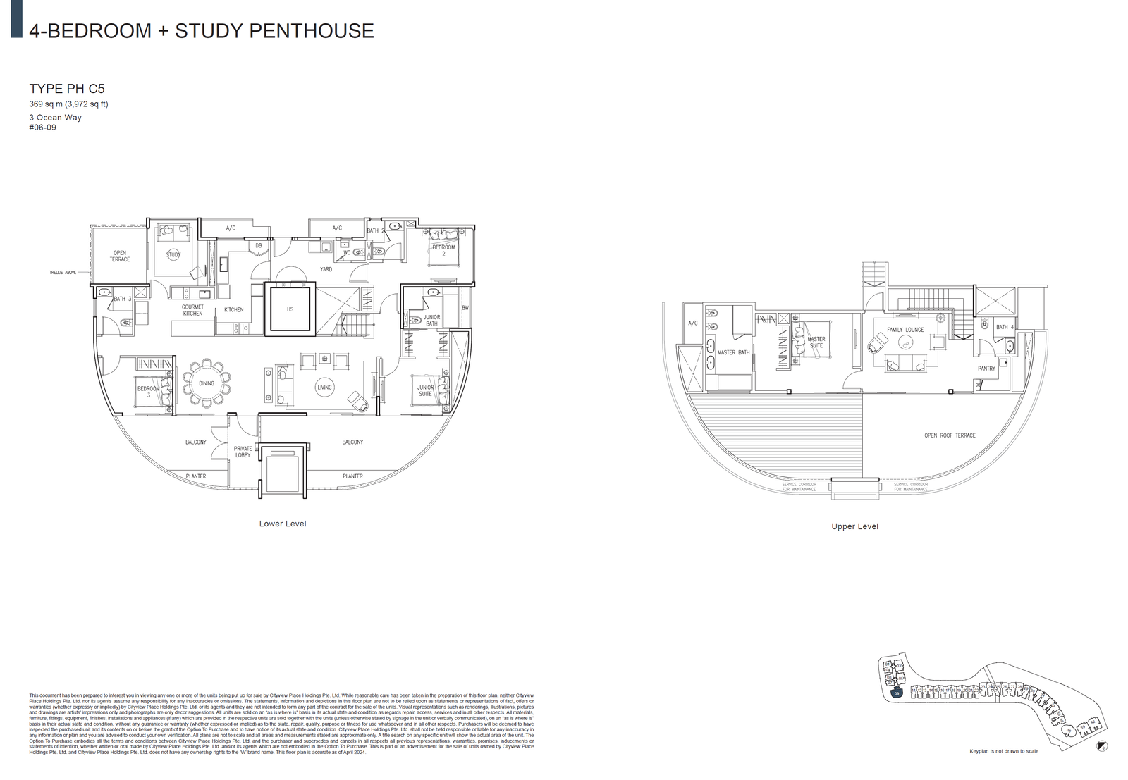 The Residences at W Singapore Sentosa Cove floor plan