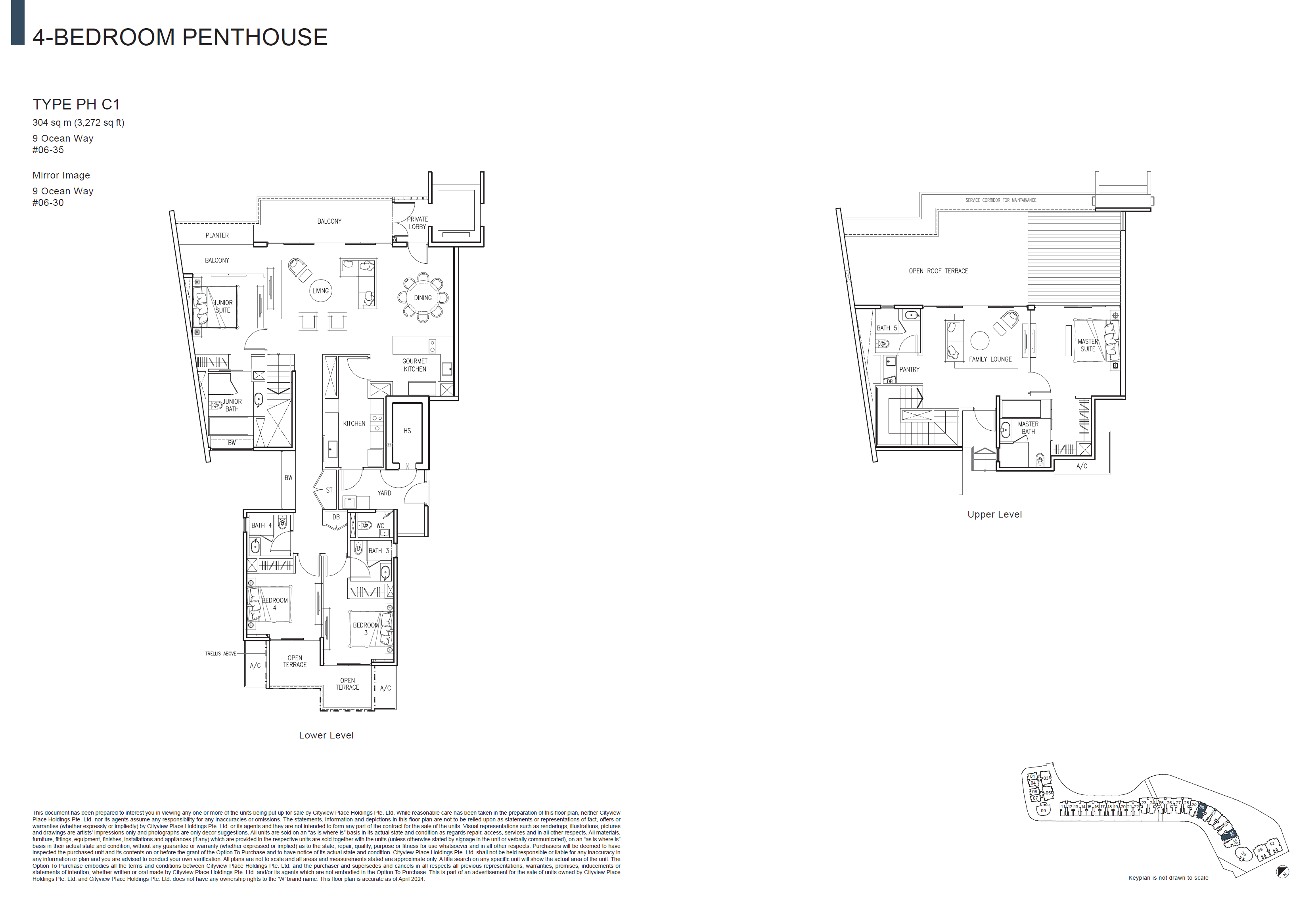 The Residences at W Singapore Sentosa Cove floor plan