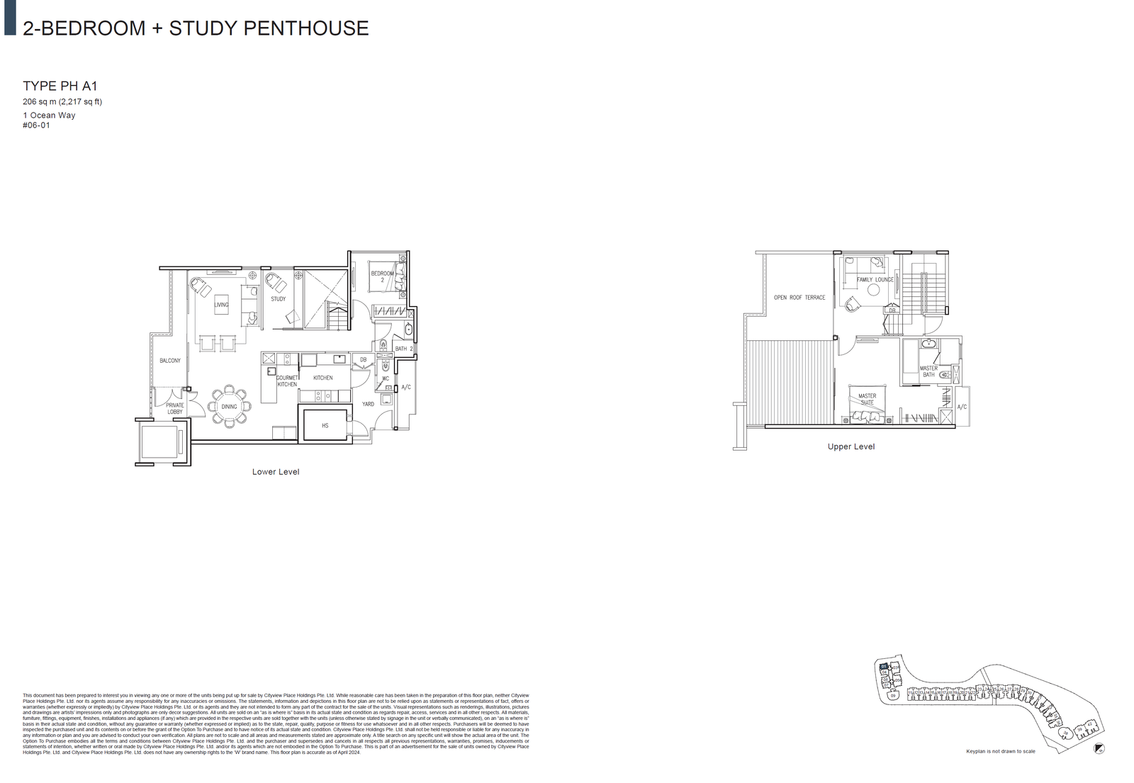 The Residences at W Singapore Sentosa Cove floor plan