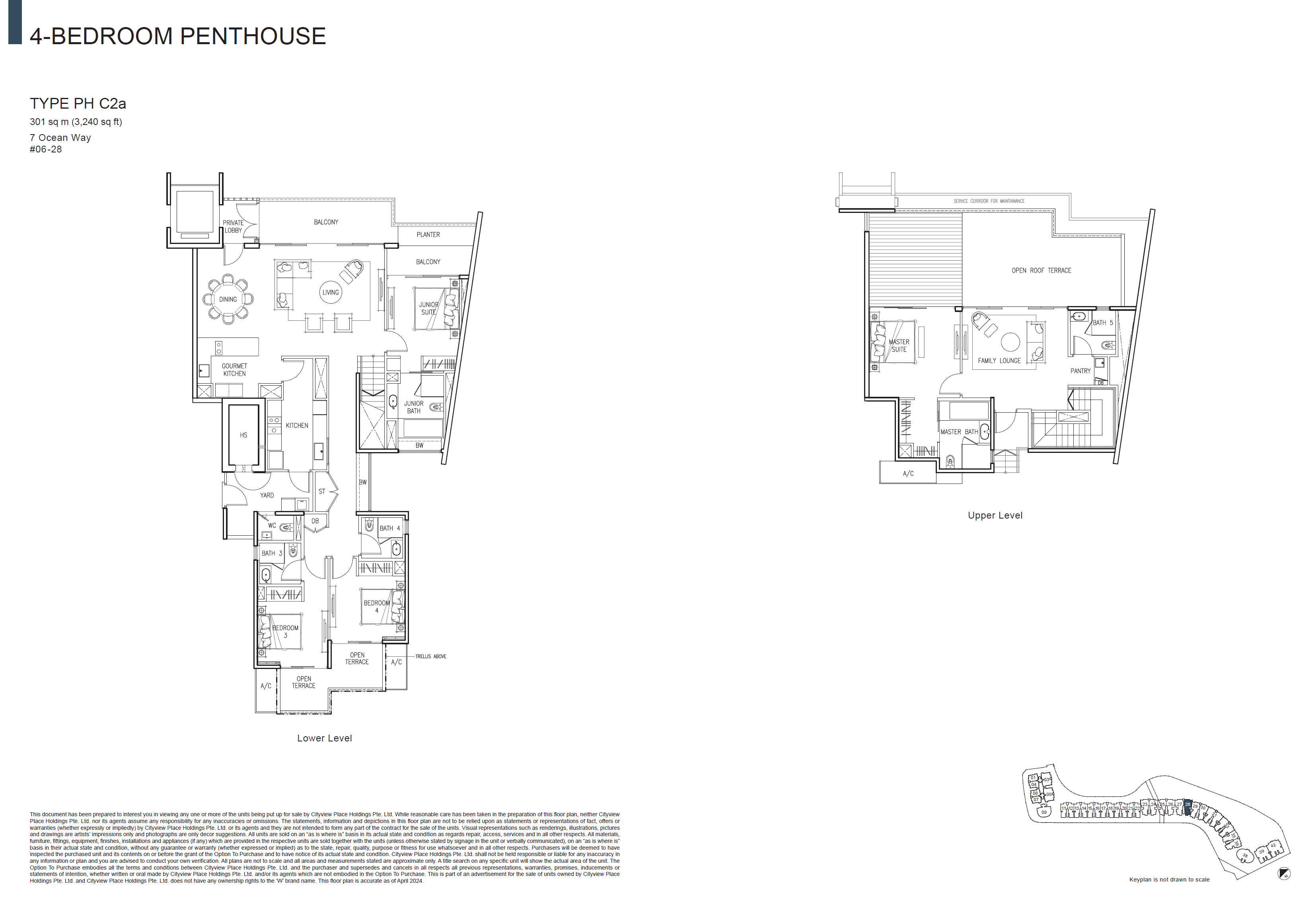 The Residences at W Singapore Sentosa Cove floor plan