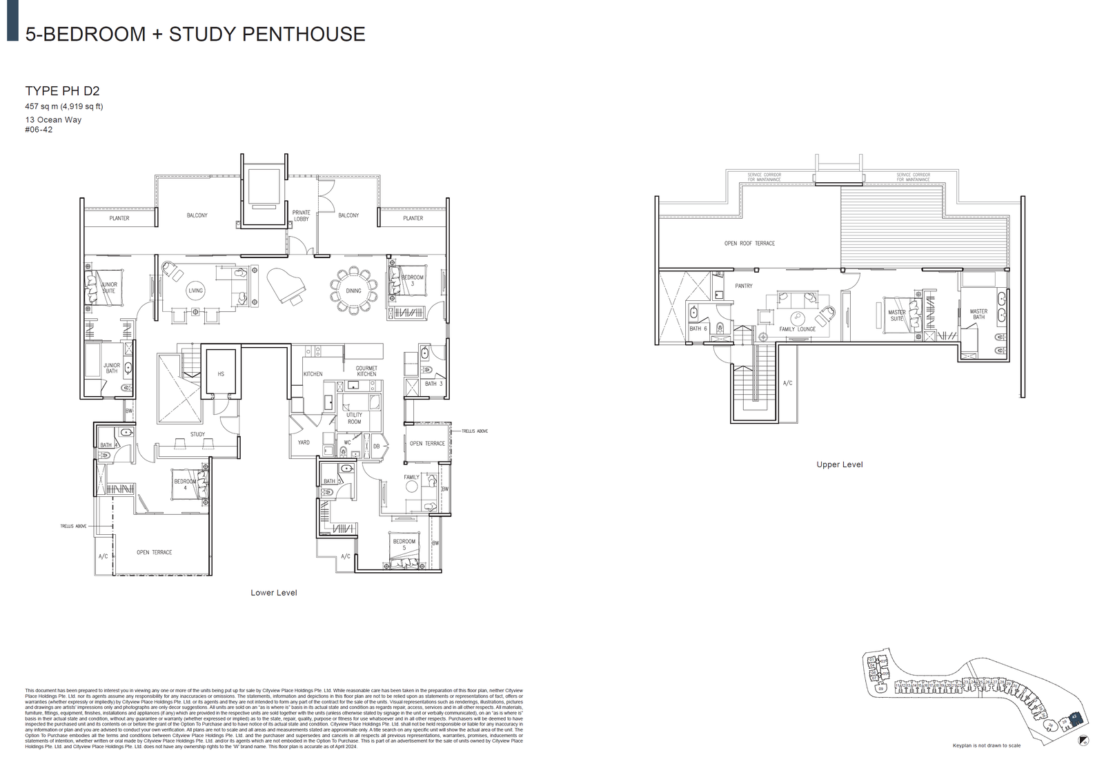 The Residences at W Singapore Sentosa Cove floor plan
