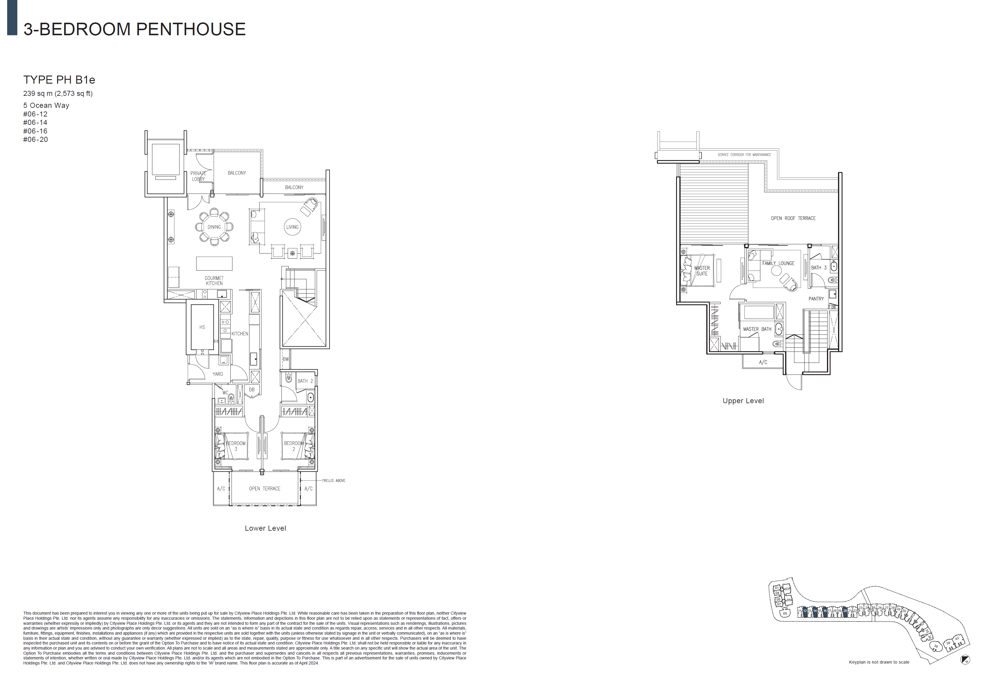 The Residences at W Singapore Sentosa Cove floor plan