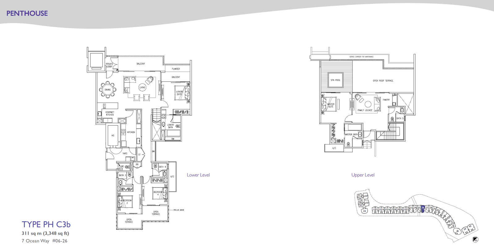 The Residences at W Singapore Sentosa Cove floor plan