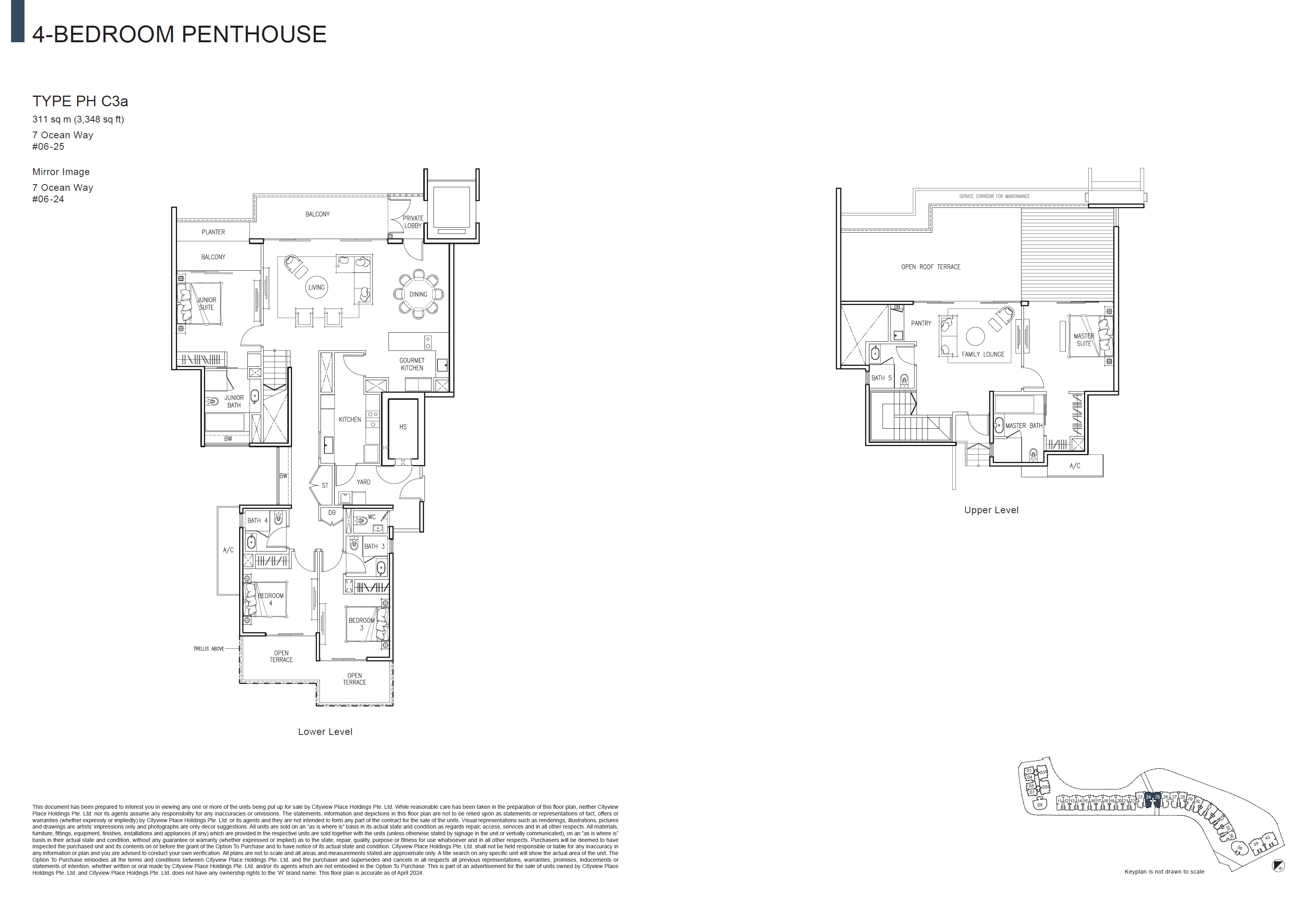 The Residences at W Singapore Sentosa Cove floor plan