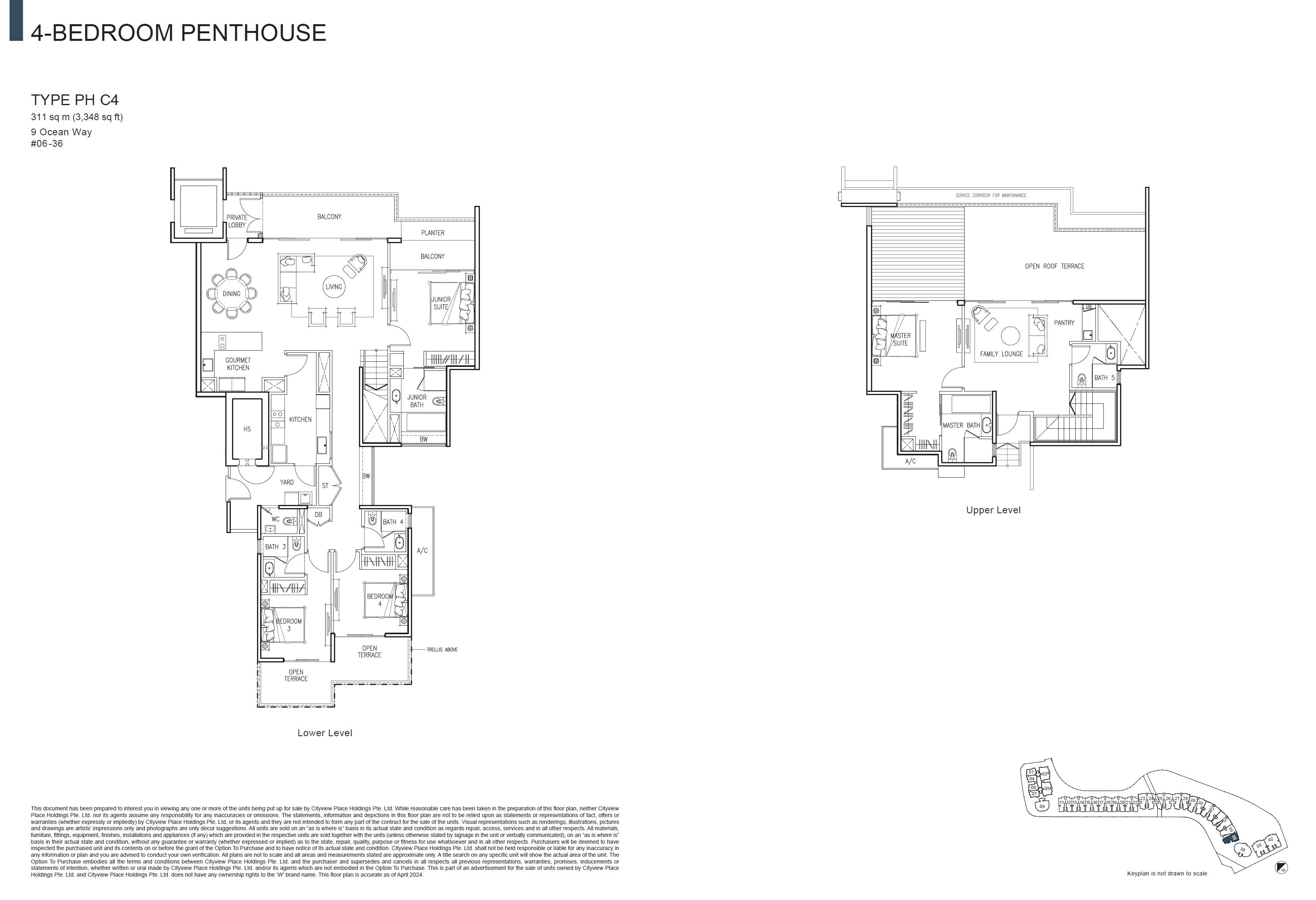 The Residences at W Singapore Sentosa Cove floor plan