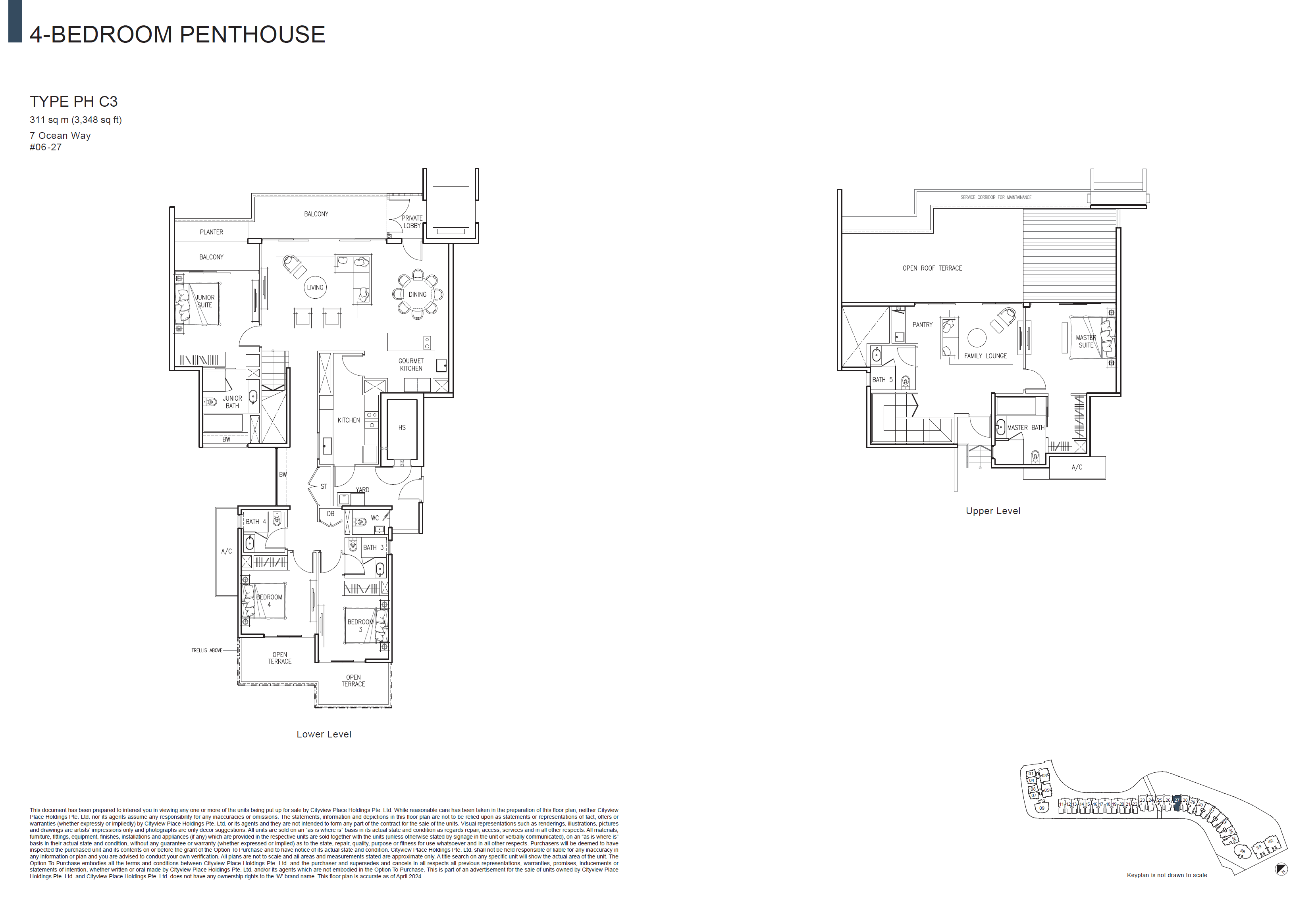 The Residences at W Singapore Sentosa Cove floor plan