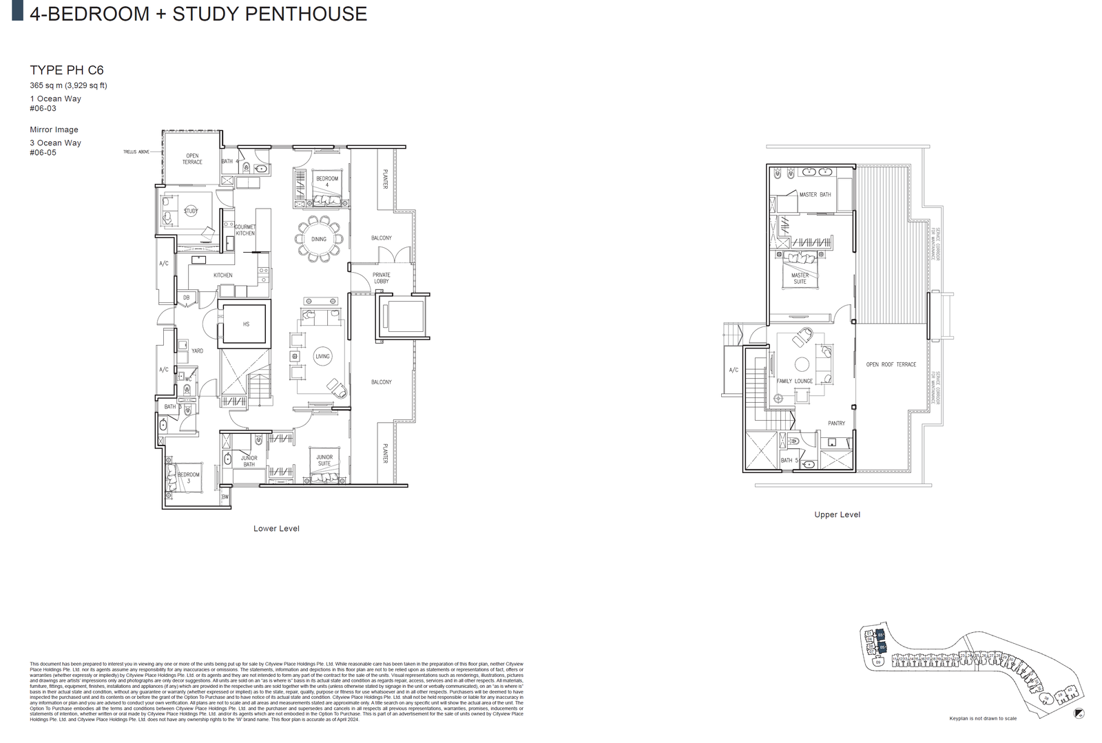 The Residences at W Singapore Sentosa Cove floor plan
