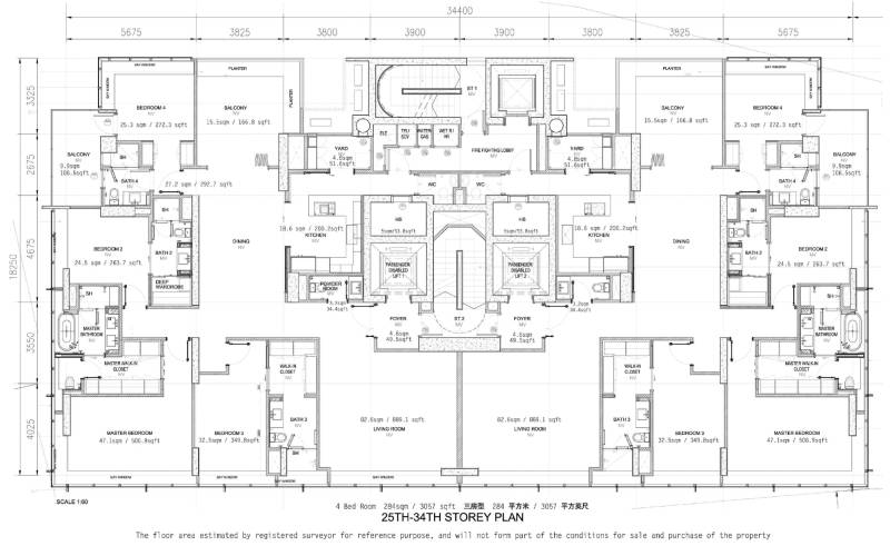 The Ritz-Carlton 丽思卡尔顿 floor plan