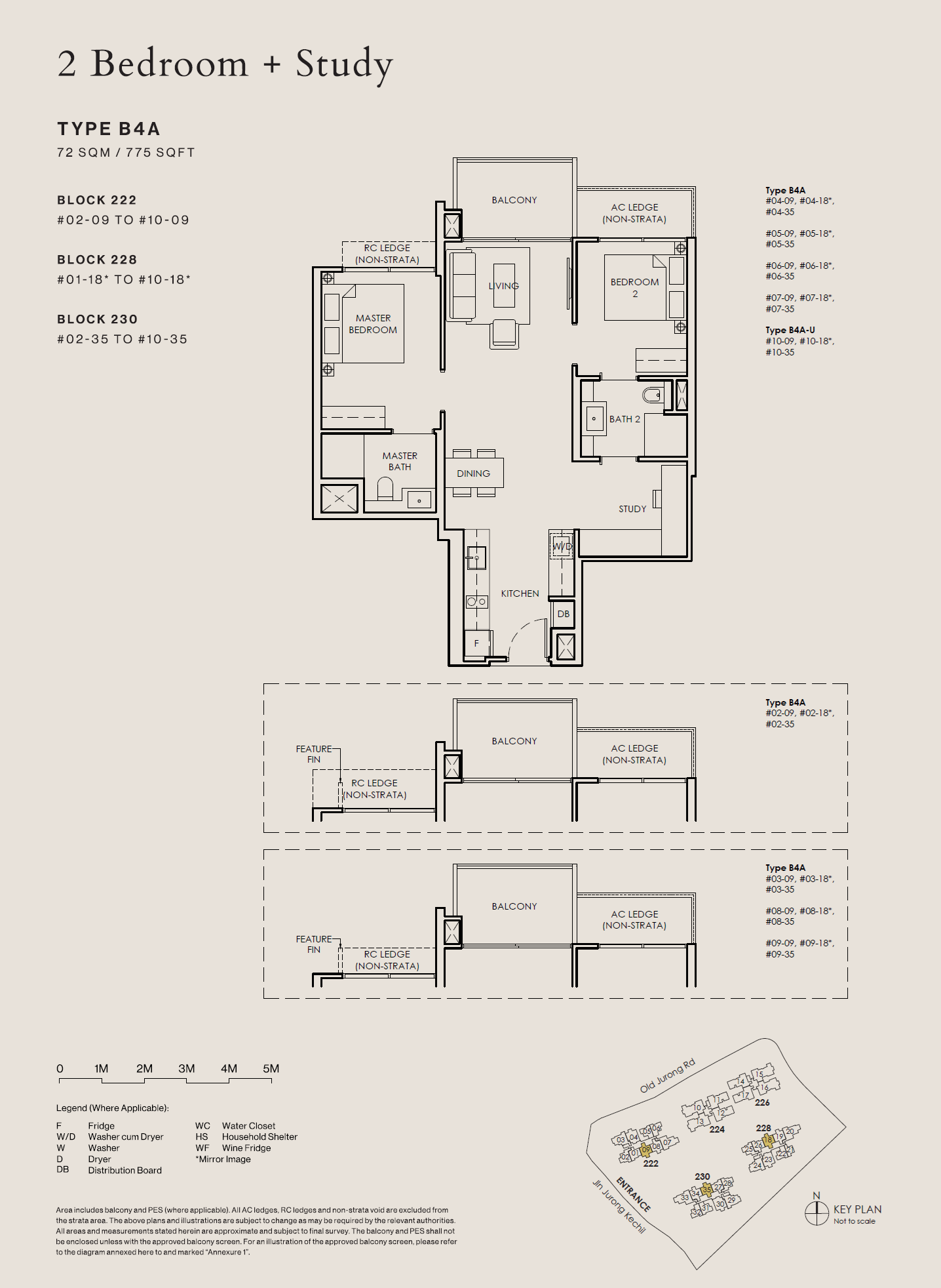 The Sen B4A-U 户型图