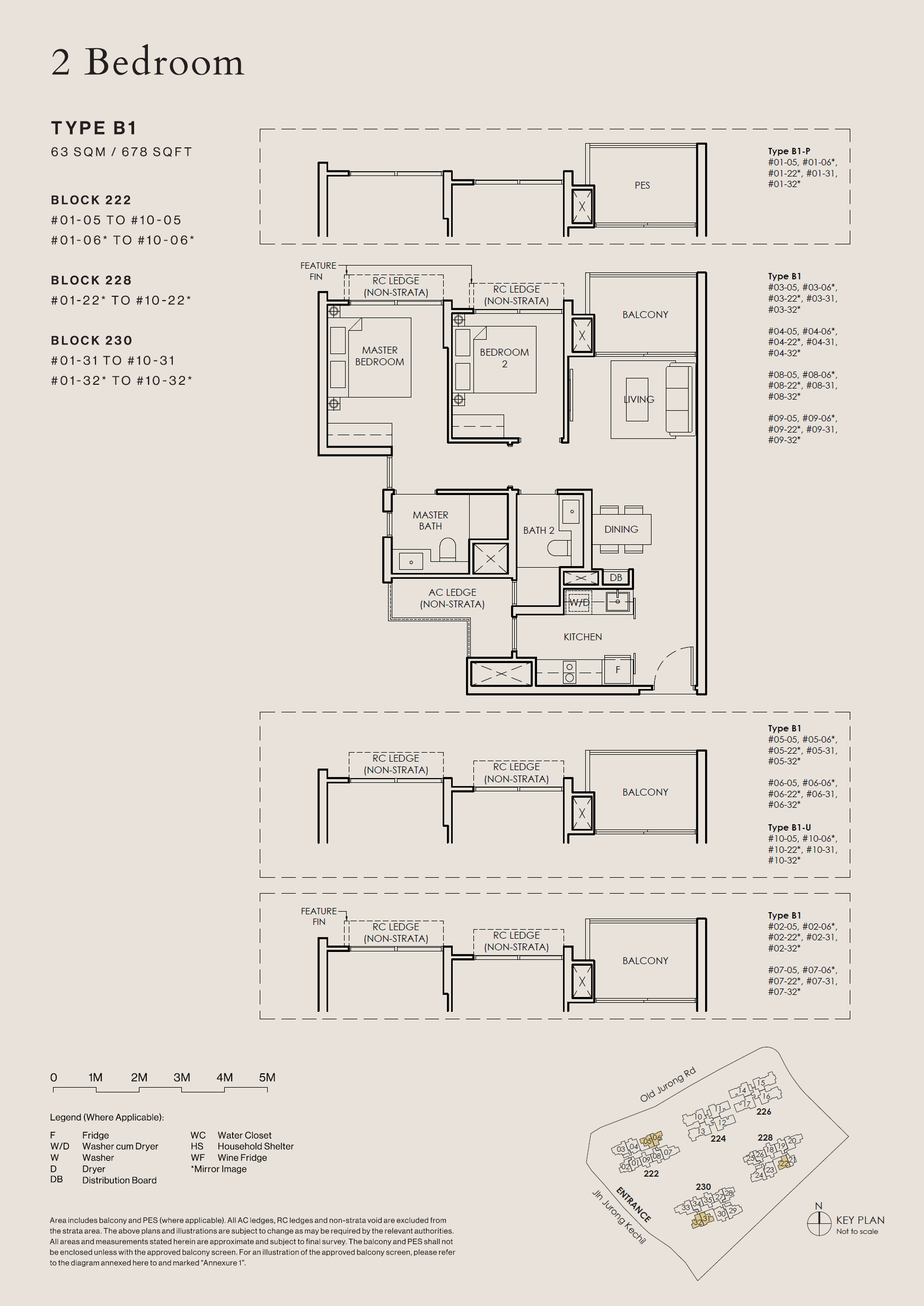 The Sen B1-P 户型图