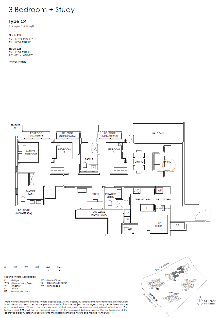 The Sen floor plan