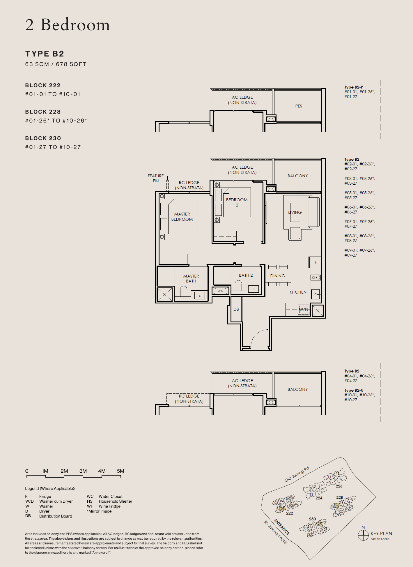The Sen B2-U 户型图