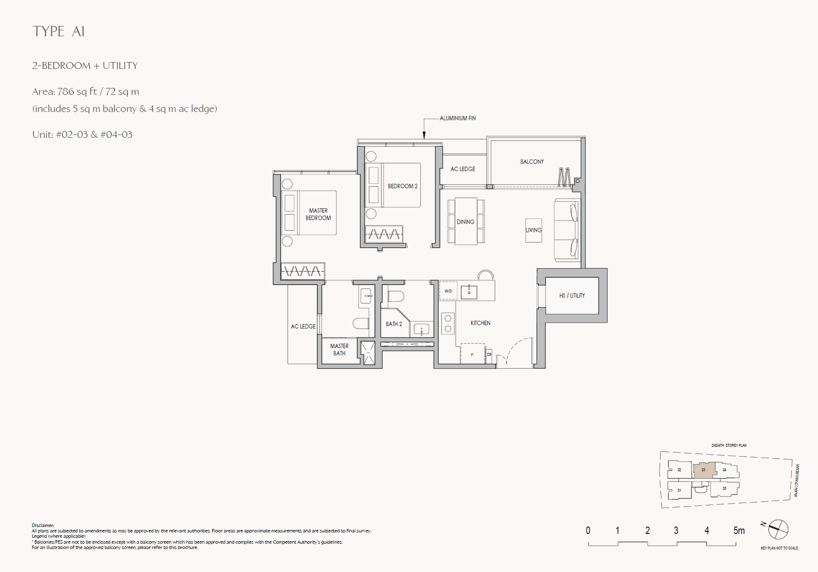 The Shorefront A1 户型图