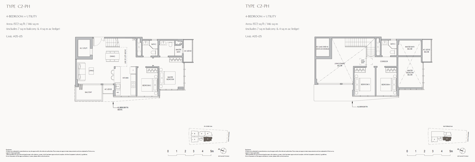 The Shorefront C2-PH 户型图