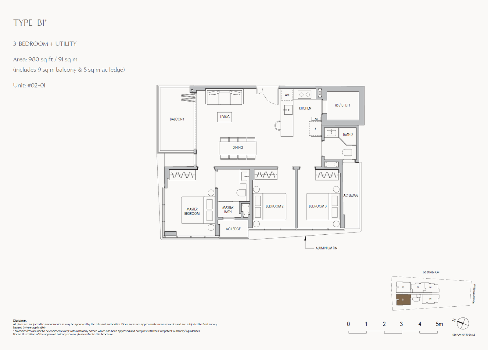 The Shorefront B1* 户型图