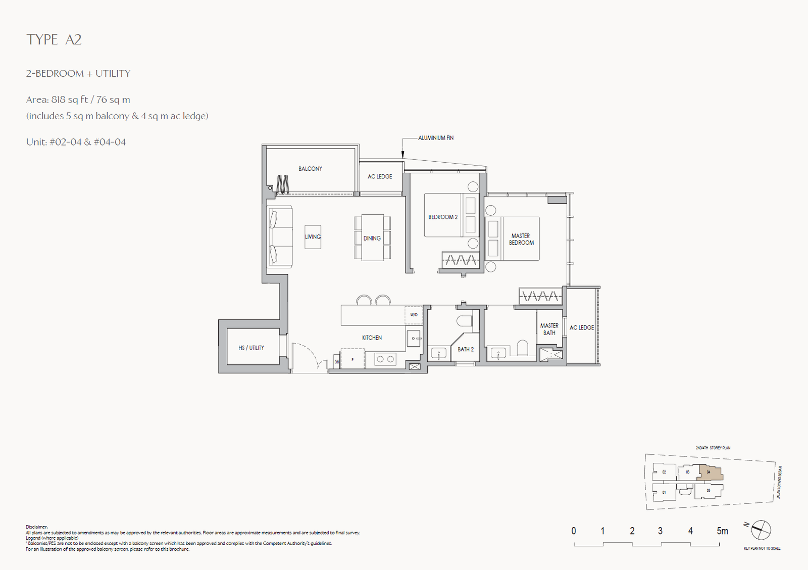 The Shorefront A2 户型图