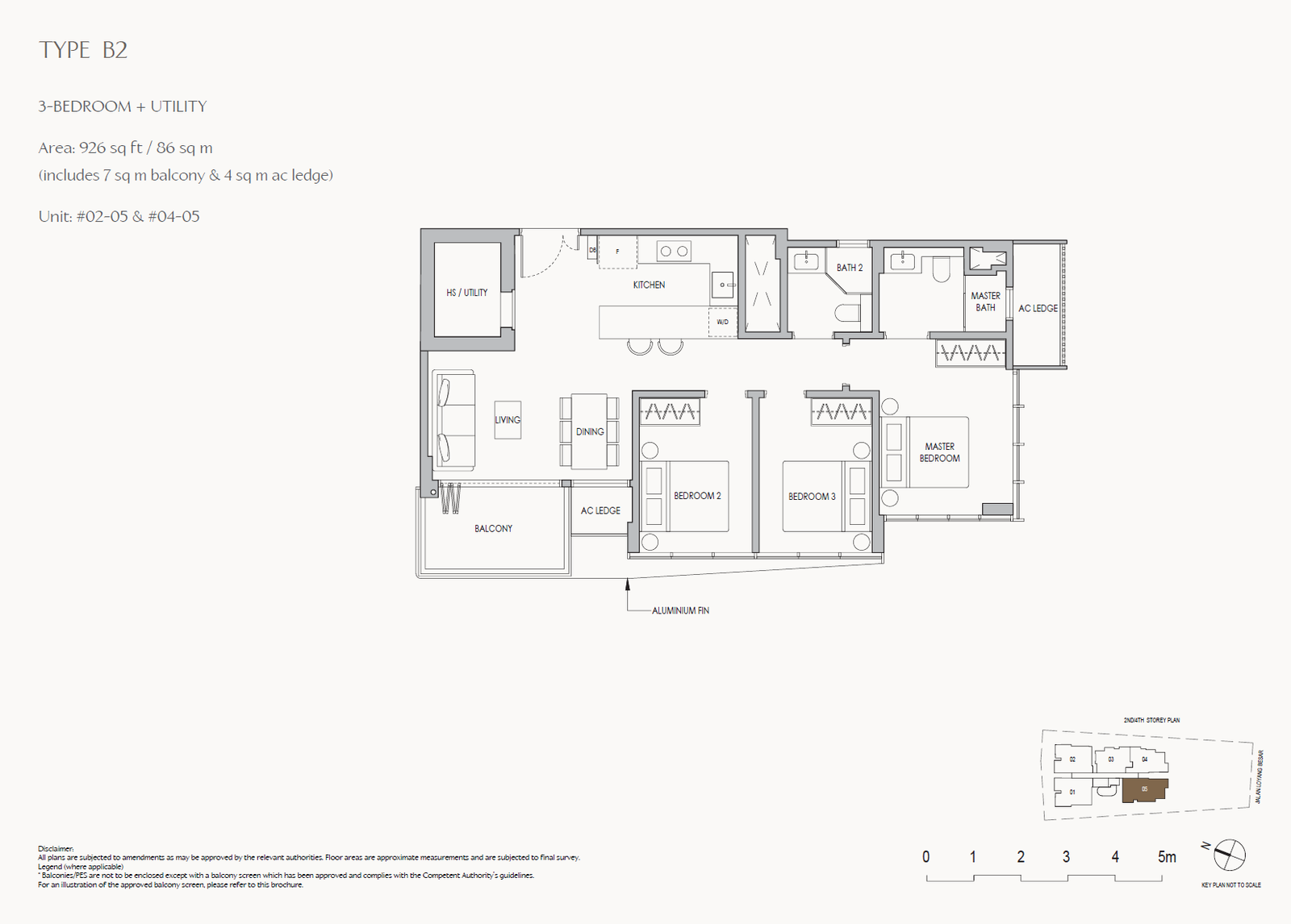 The Shorefront B2 户型图