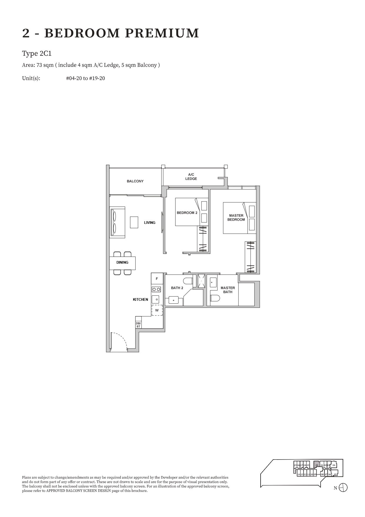 TMW Maxwell 2C1 floor plan
