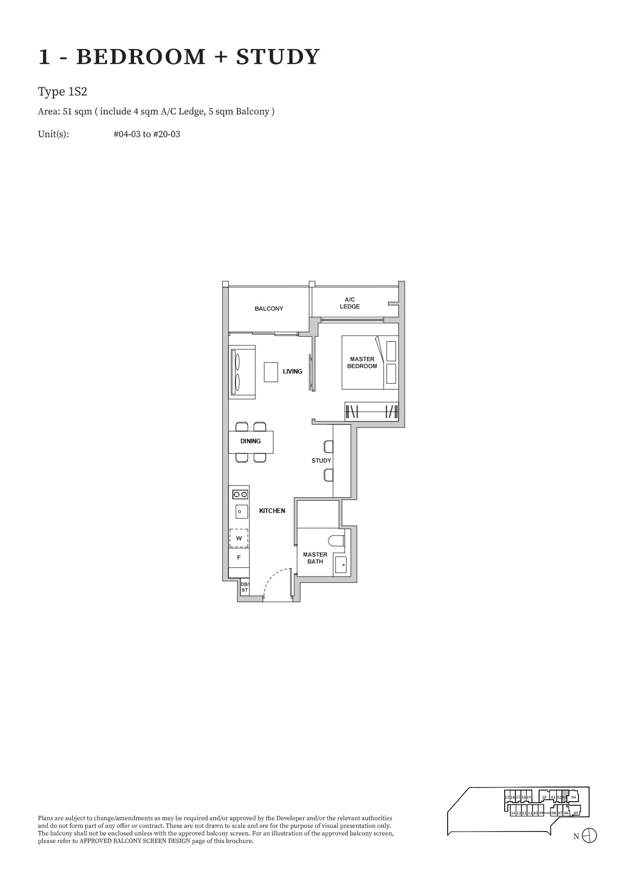 TMW Maxwell 1S2 floor plan