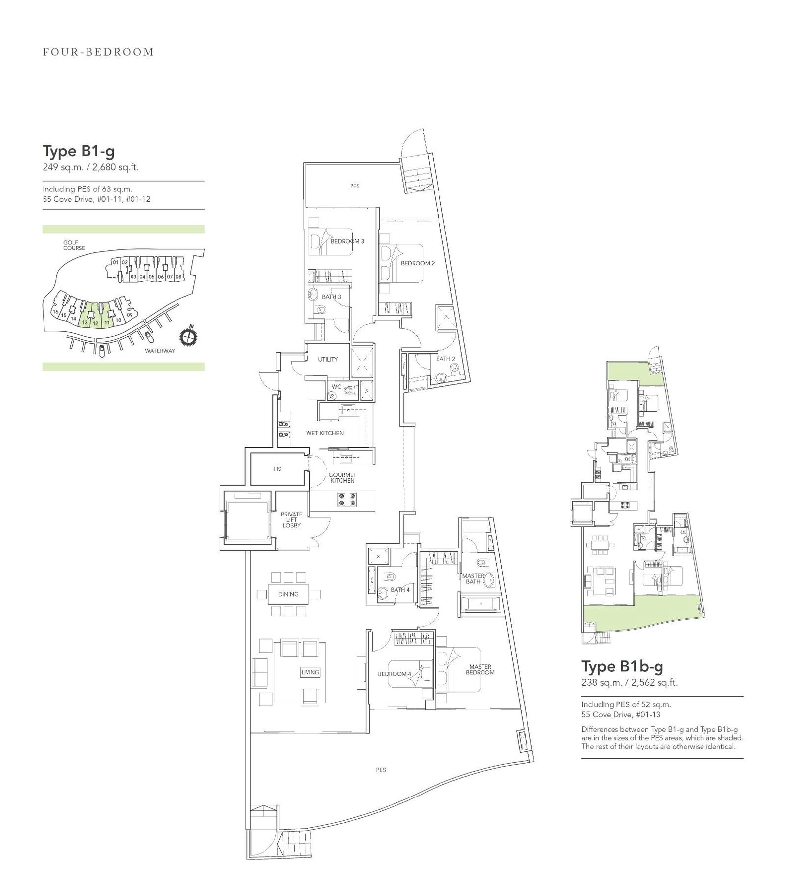 Turquoise B1b-g floor plan