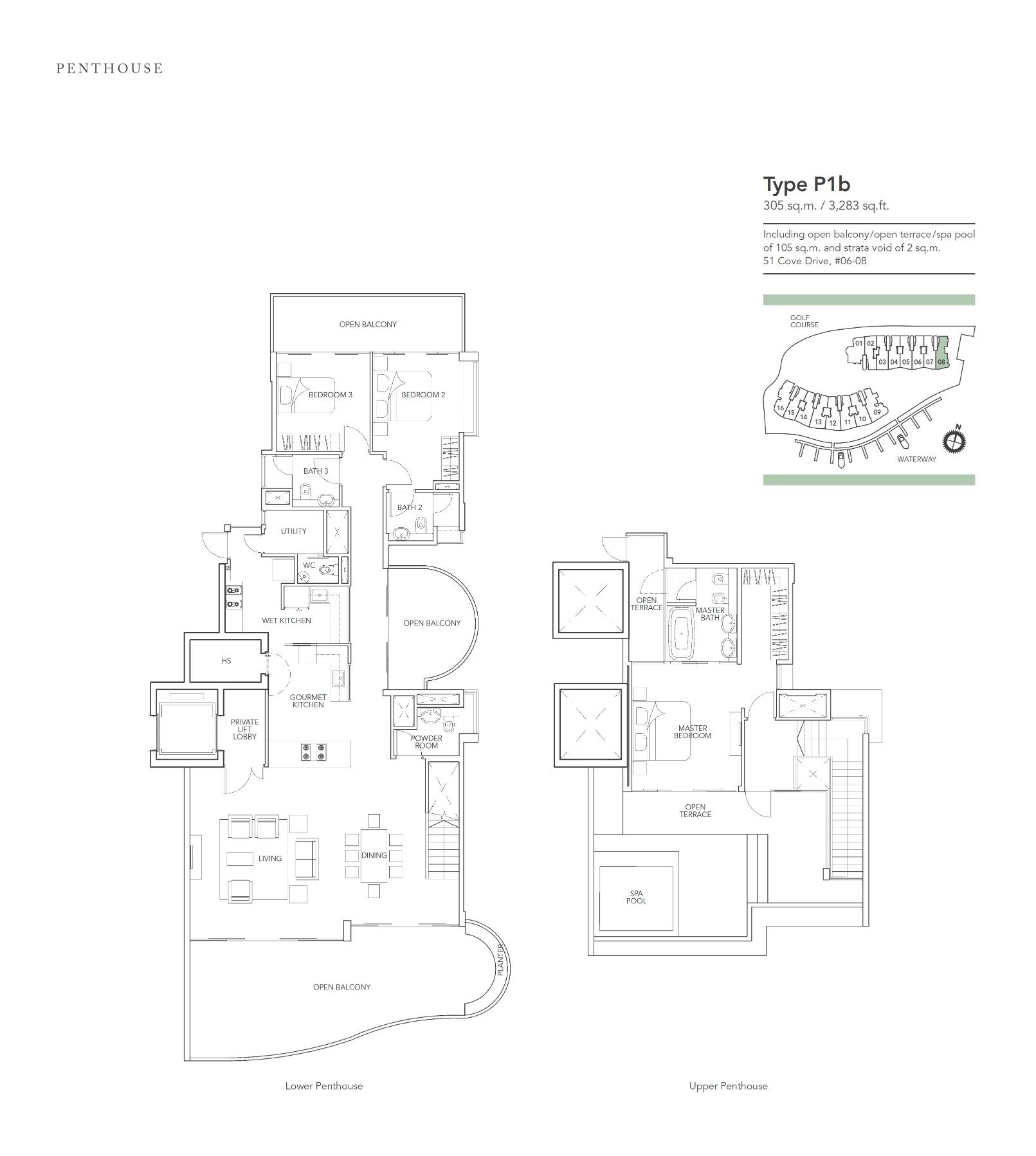 Turquoise P1b floor plan