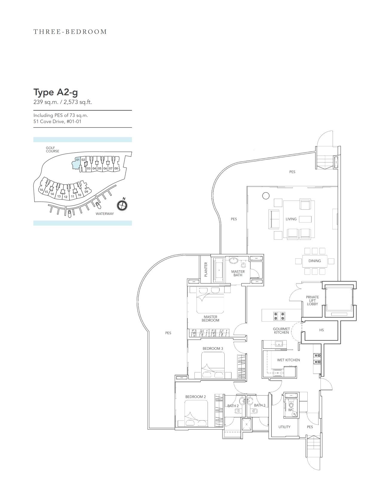 Turquoise A2-g floor plan